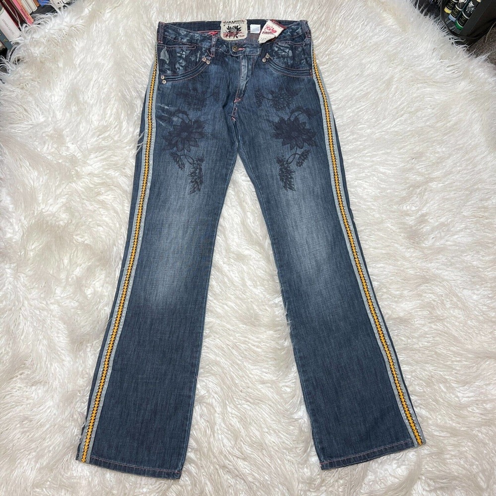 Parasuco Womens Jeans Floral Print Style LS6D020 Parasuco Denim Jeans
